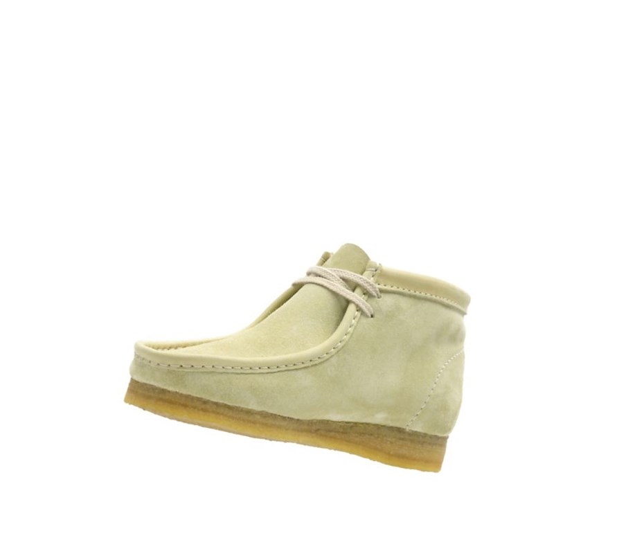 Clarks Original Wildleder Wallabee Damen Hellgrün | OXFM64893