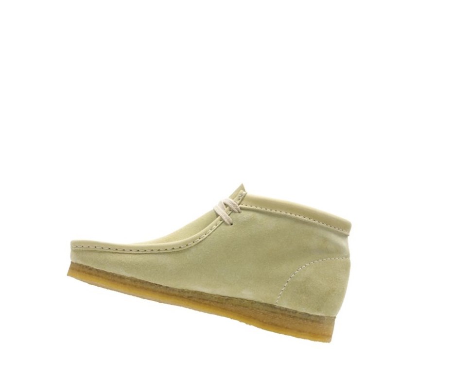 Clarks Original Wildleder Wallabee Damen Hellgrün | OXFM64893