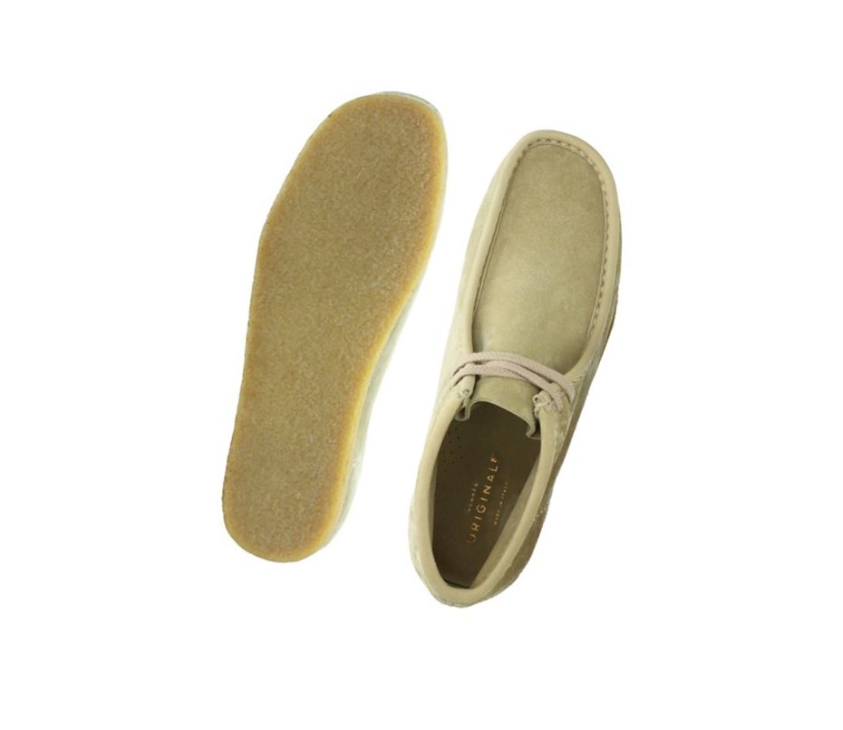 Clarks Original Wildleder Wallabee Damen Hellgrün | OXFM64893