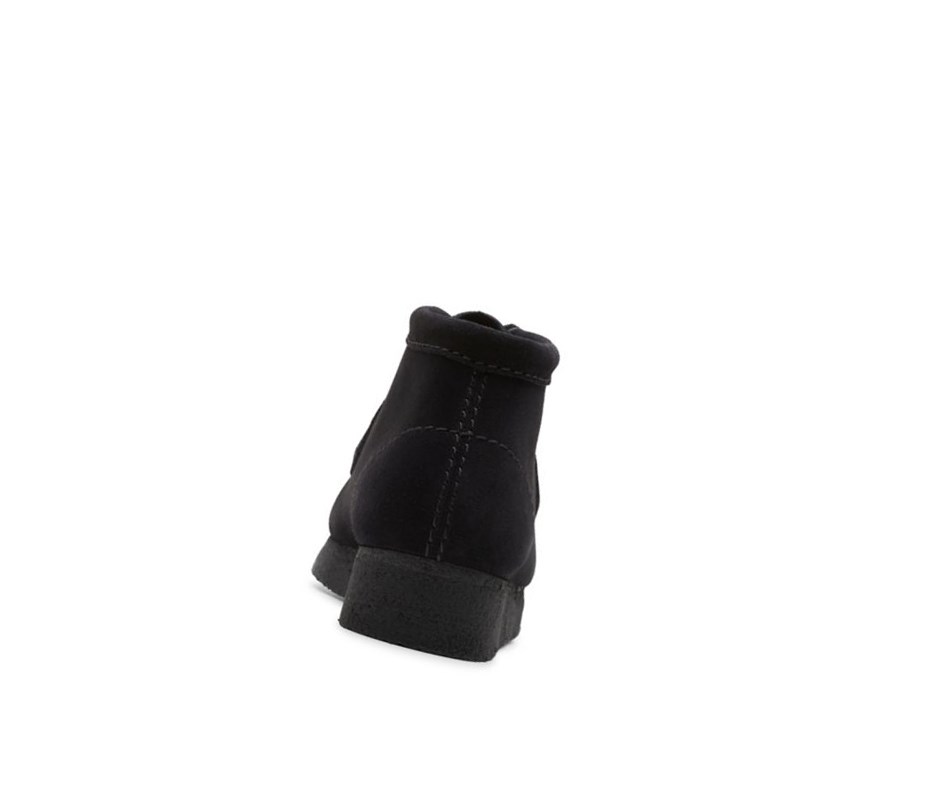 Clarks Original Wildleder Wallabee Damen Schwarz | SNFC30697