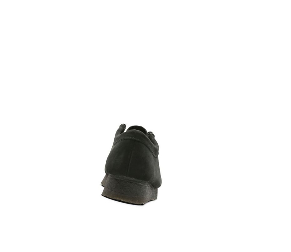 Clarks Original Wildleder Wallabee Damen Schwarz | YELT09162