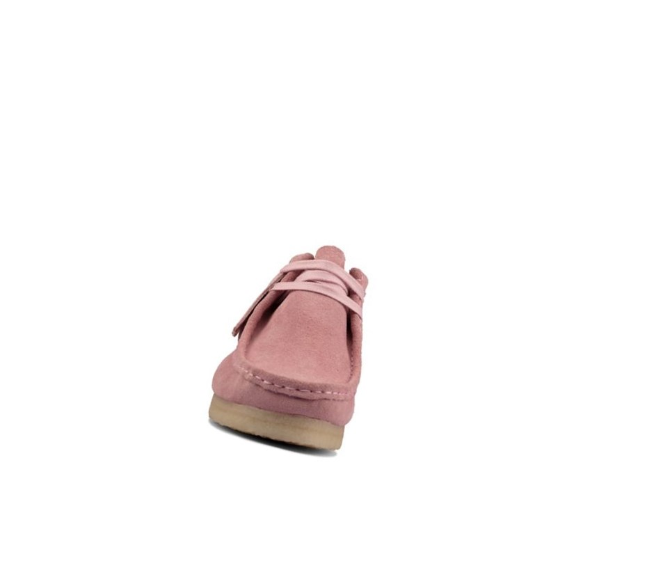 Clarks Original Wildleder Wallabee Damen Rosa | YUBC28016