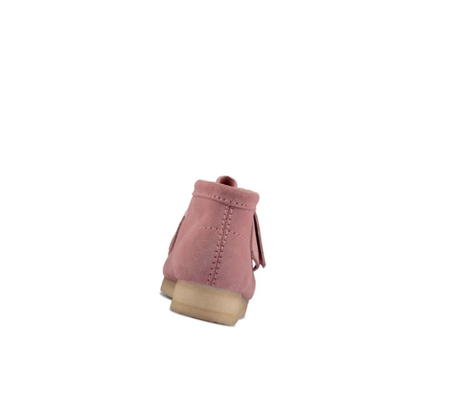 Clarks Original Wildleder Wallabee Damen Rosa | YUBC28016
