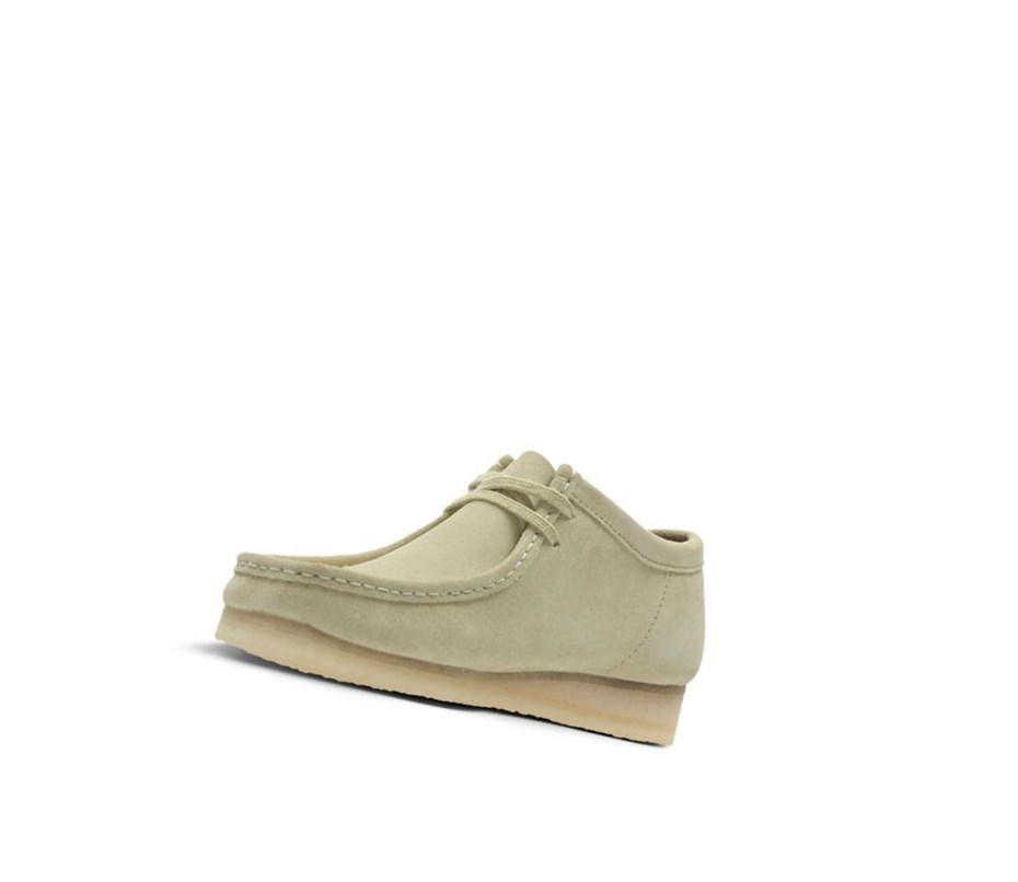 Clarks Original Wildleder Wallabee Herren Hellgrün | FIHZ28430