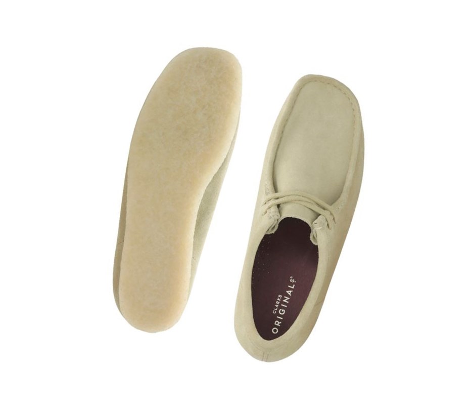 Clarks Original Wildleder Wallabee Herren Hellgrün | FIHZ28430