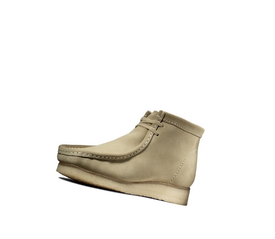 Clarks Original Wildleder Wallabee Herren Hellgrün | GJMC17084