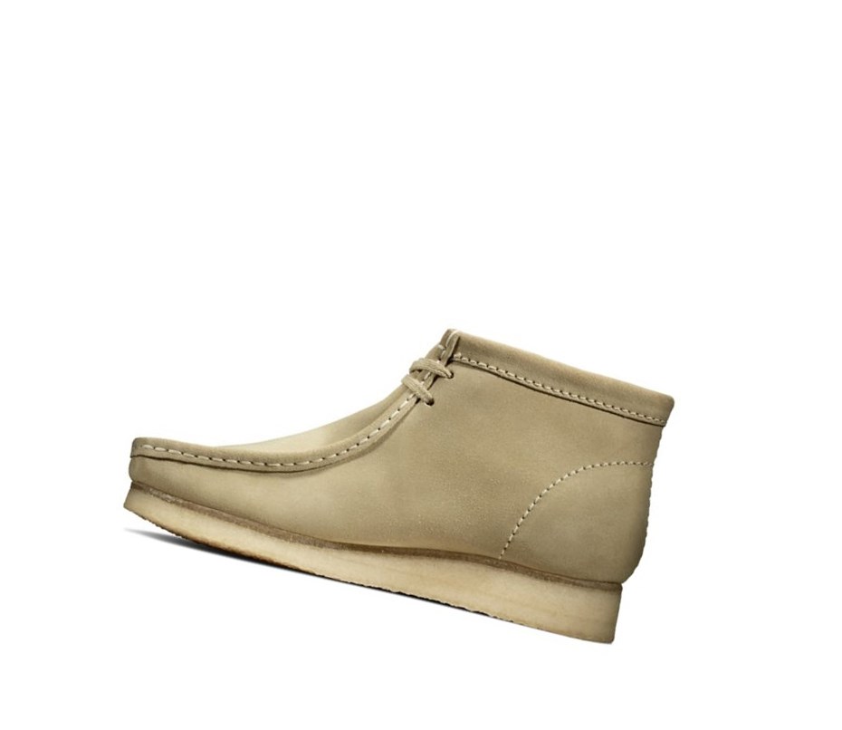 Clarks Original Wildleder Wallabee Herren Hellgrün | GJMC17084