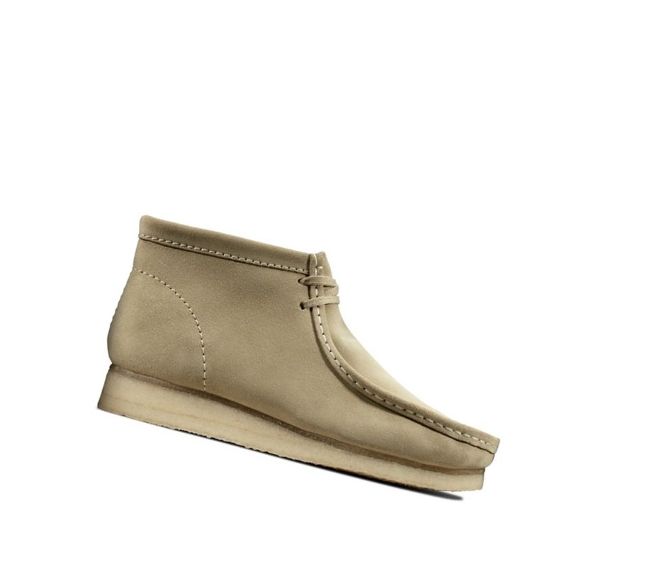 Clarks Original Wildleder Wallabee Herren Hellgrün | GJMC17084
