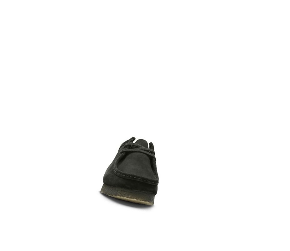 Clarks Original Wildleder Wallabee Herren Schwarz | ZBRL08956