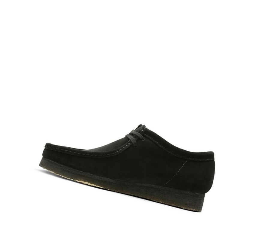 Clarks Original Wildleder Wallabee Herren Schwarz | ZBRL08956