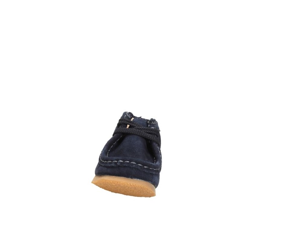 Clarks Original Wildleder Wallabee Mädchen Navy | DCPS05163