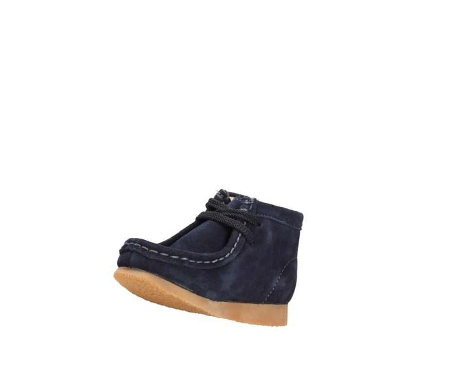 Clarks Original Wildleder Wallabee Mädchen Navy | DCPS05163