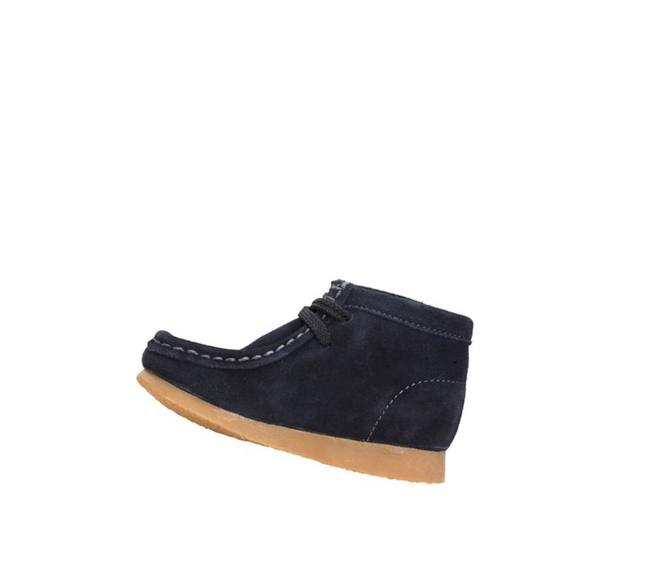 Clarks Original Wildleder Wallabee Mädchen Navy | DCPS05163