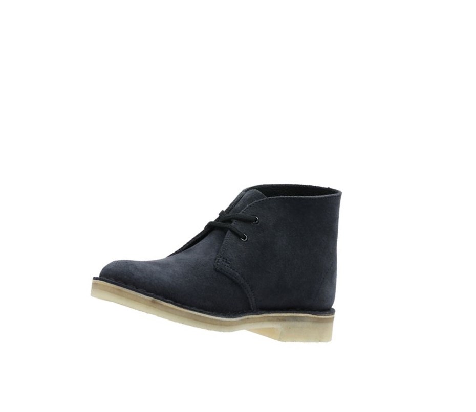 Clarks Original Wildleder Wüstenstiefel Damen Tiefesgrau | CAZU96534