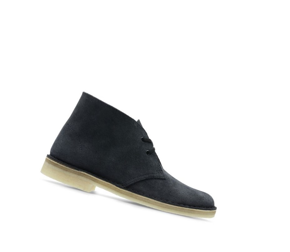 Clarks Original Wildleder Wüstenstiefel Damen Tiefesgrau | CAZU96534