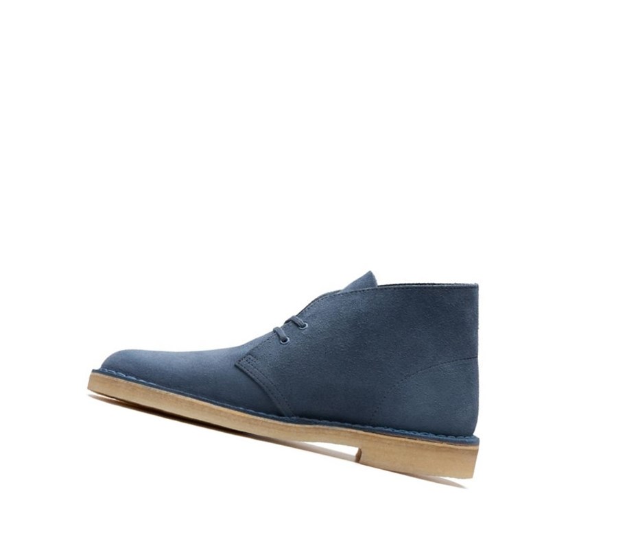 Clarks Original Wildleder Wüstenstiefel Herren Tiefesblau | JDCR74125