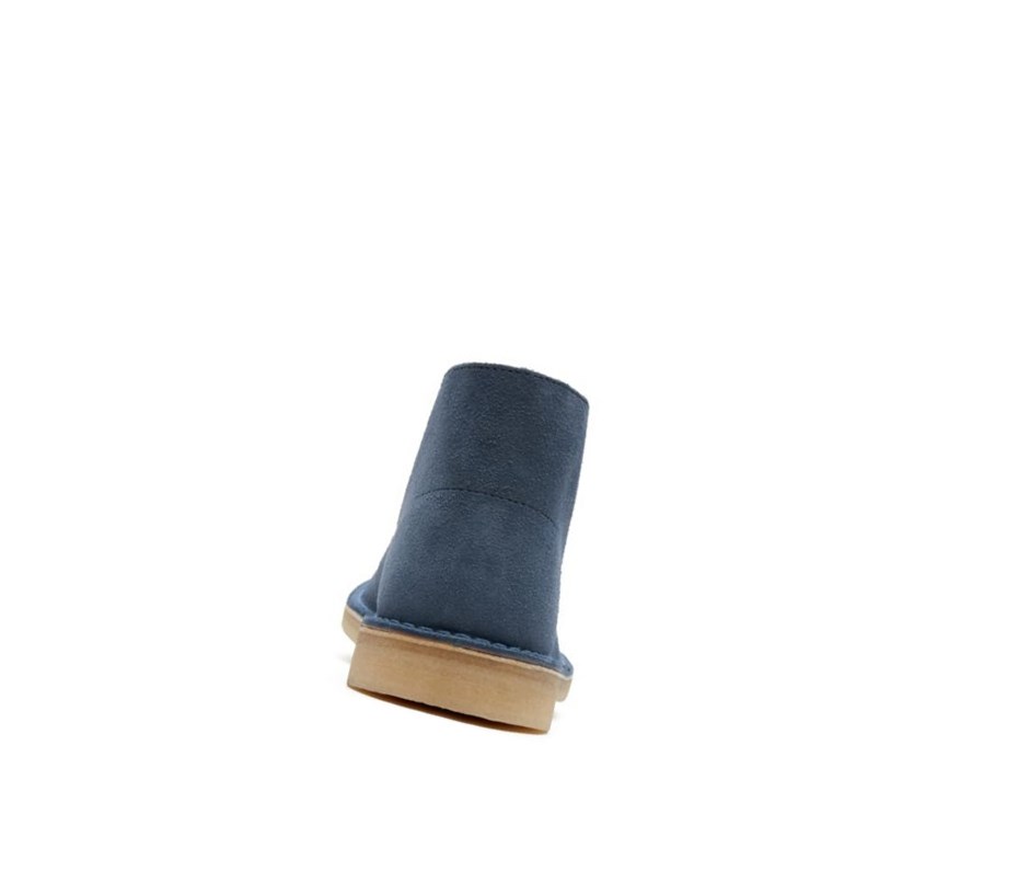 Clarks Original Wildleder Wüstenstiefel Herren Tiefesblau | JDCR74125