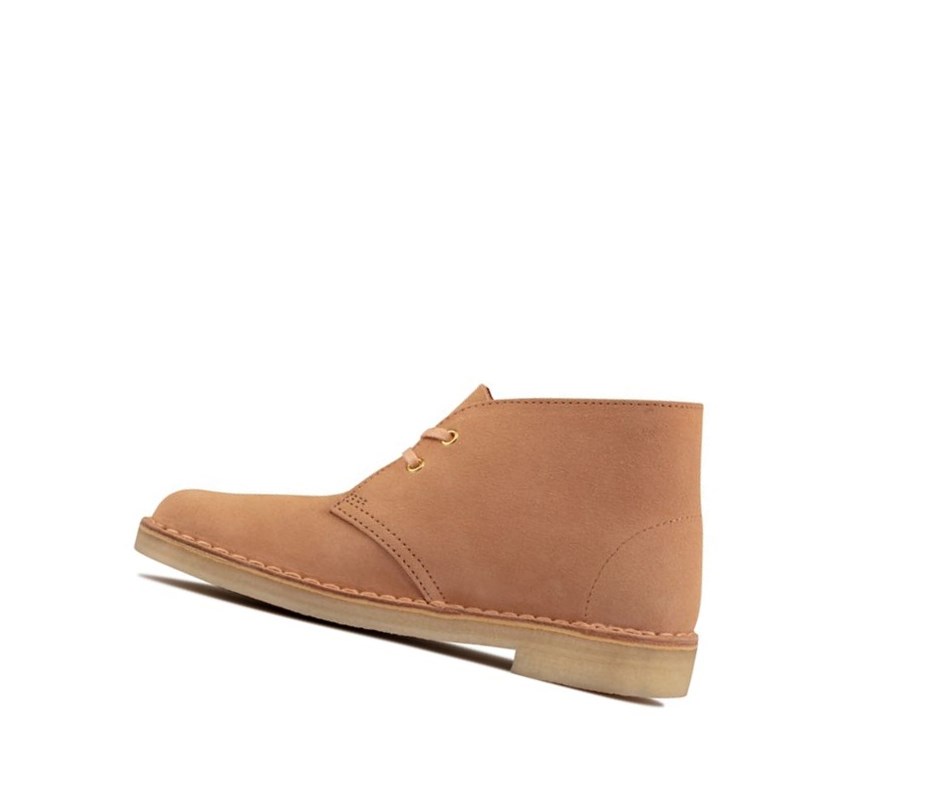 Clarks Original Wildleder Wüstenstiefel Damen Braun | RPDL63725