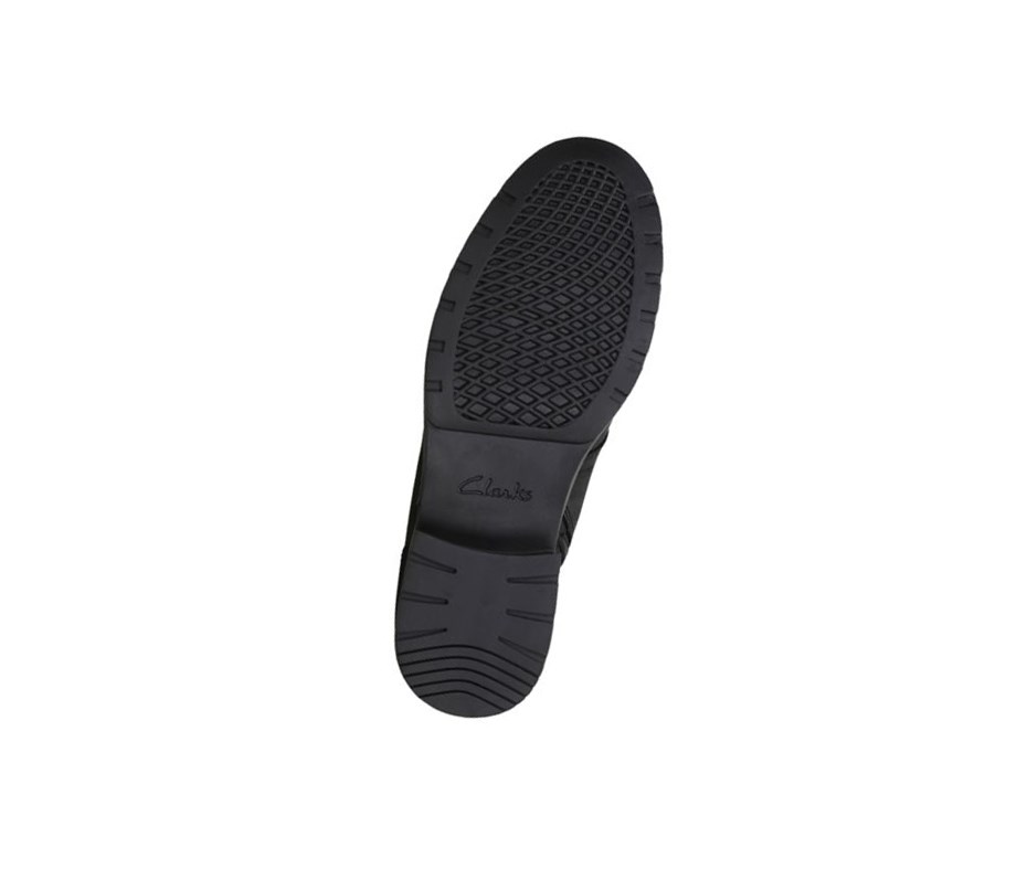 Clarks Orinoco Spice Leder Stiefeletten Damen Schwarz | BHWE29470