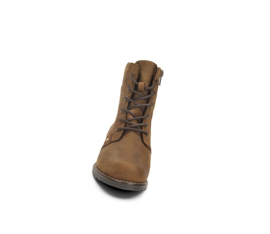 Clarks Orinoco Spice Leder Stiefeletten Damen Braun | OIXP21350