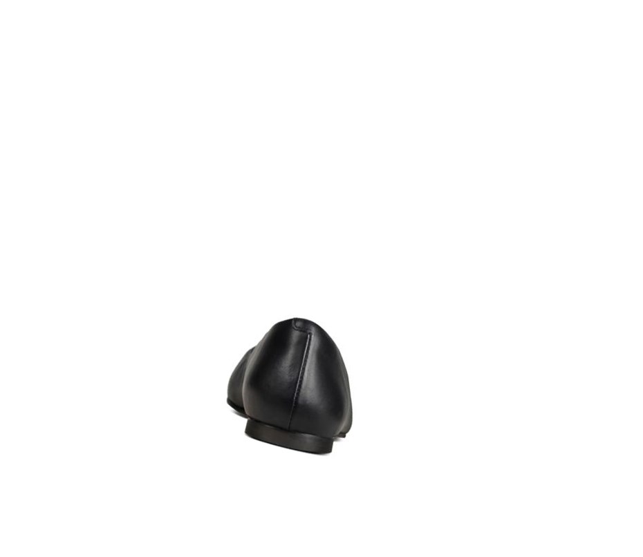 Clarks Pure 2 Leder Ballerinas Damen Schwarz | ACEM02376