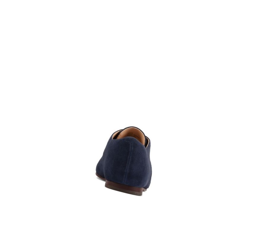 Clarks Pure 2 Spitze Wildleder Freizeitschuhe Damen Navy | KCSI15327