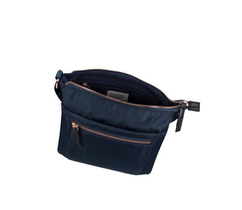 Clarks Raina Rush crossbody taschen Damen Navy | HTJU54903