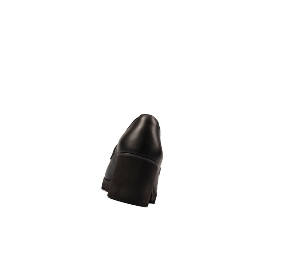 Clarks Rene Leder Lederschuhe Damen Schwarz | UYVM06452