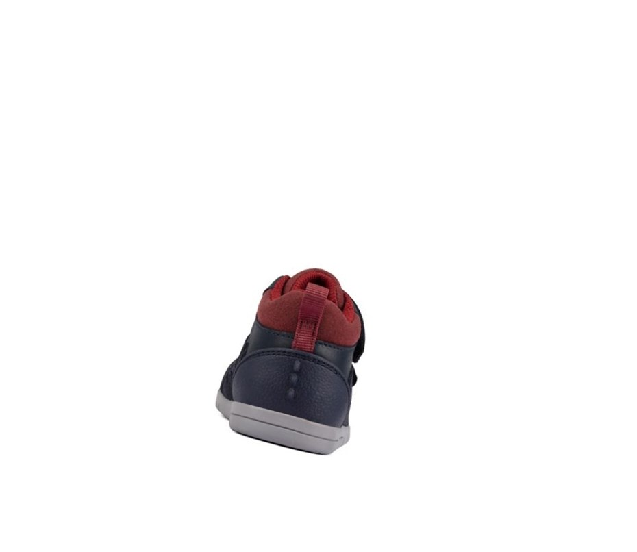 Clarks Rex Park Leder Wanderschuhe Mädchen Navy | FGXQ94812