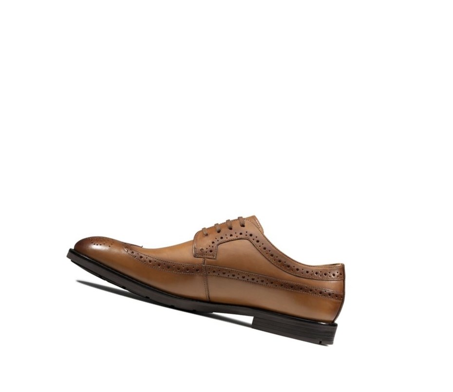 Clarks Ronnie Limit Leder Brogues Herren Braun | XEOP13540