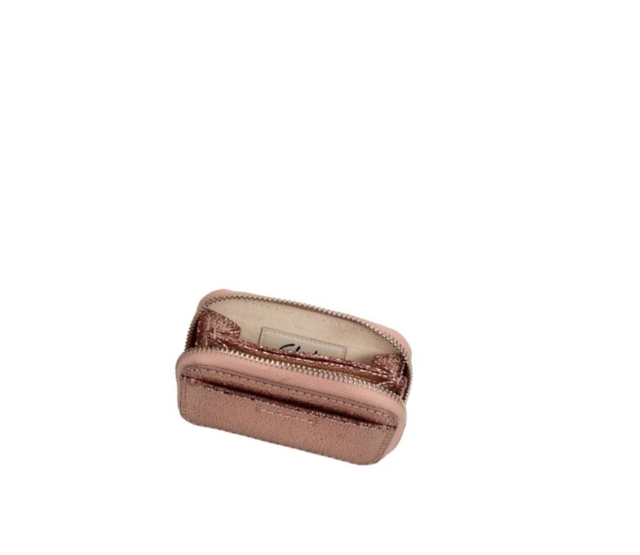 Clarks Roslyn Leder Leather Bags Damen Rosa Gold | WAKR72140