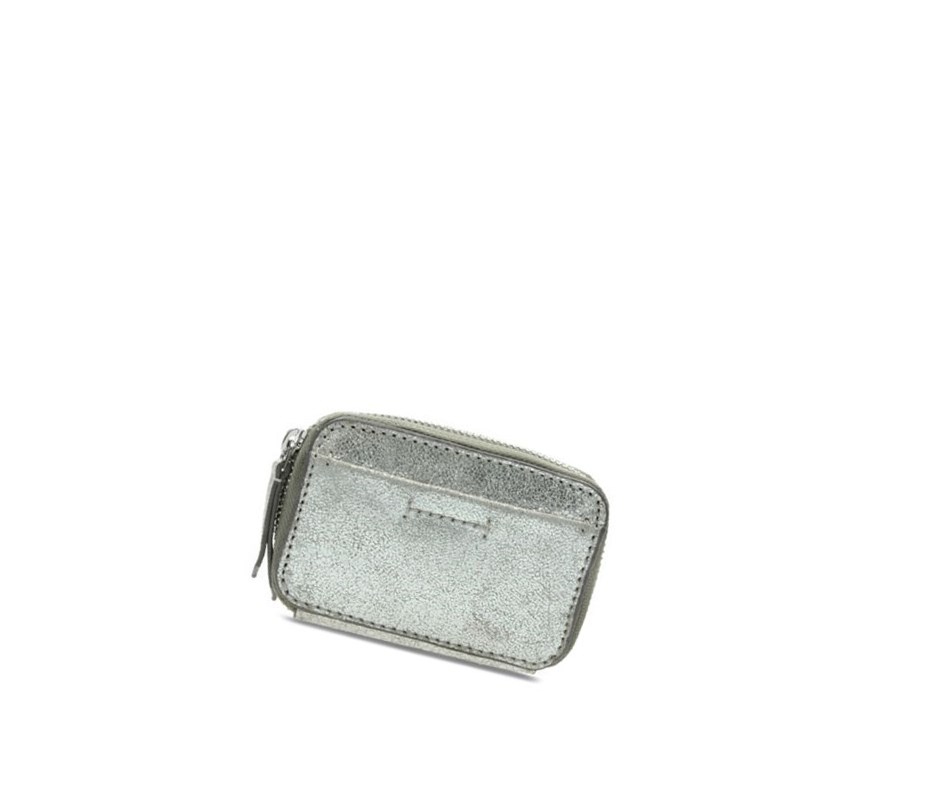 Clarks Roslyn Leder Leather Bags Damen Silber | SOVX56783