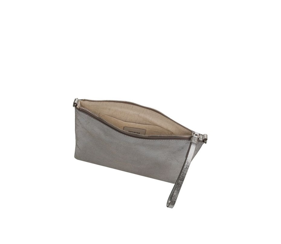 Clarks Roslyn Lily Leder Geldbörse Damen Silber | ATFP90843