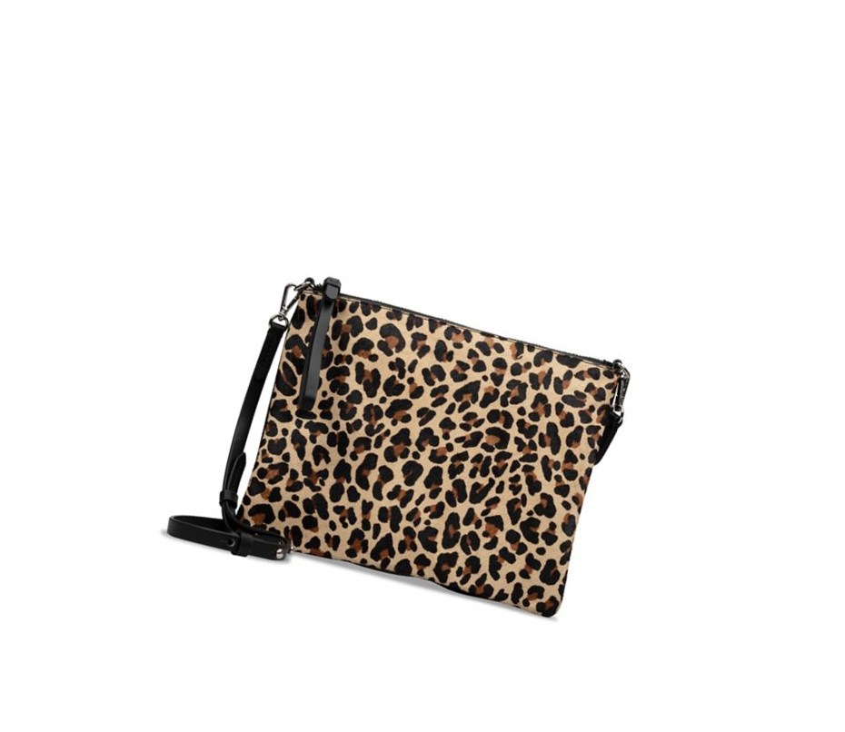 Clarks Roslyn Lily Print Geldbörse Damen Leopard | GKHX20697