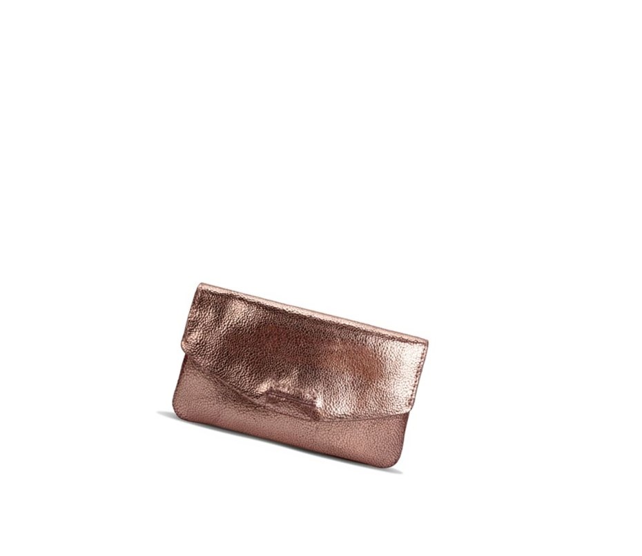 Clarks Roslyn Rose Leder Leather Bags Damen Rosa Gold | XKRI91230