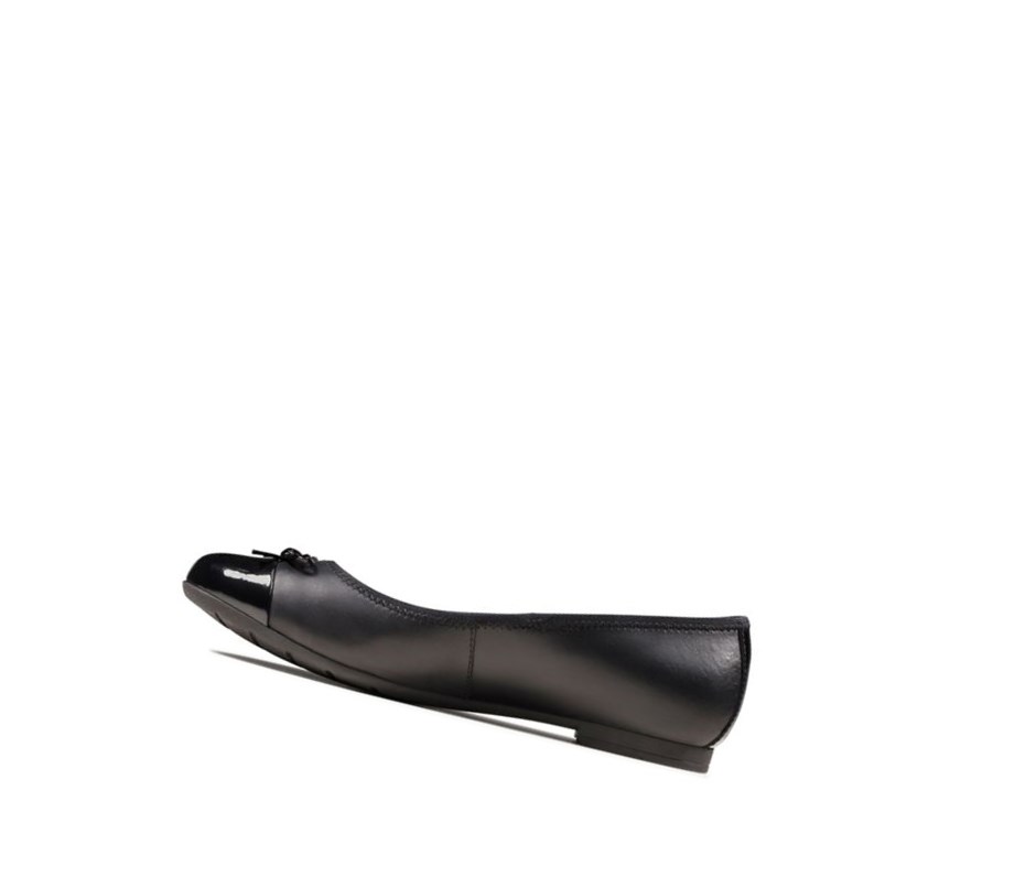 Clarks Scala Bloom Leder Schulschuhe Mädchen Schwarz | XUAS05143