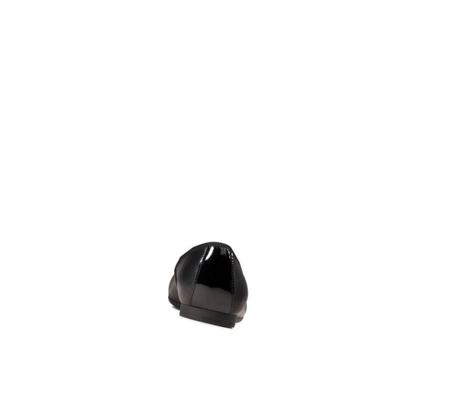 Clarks Scala Bloom Leder Schulschuhe Mädchen Schwarz | XUAS05143