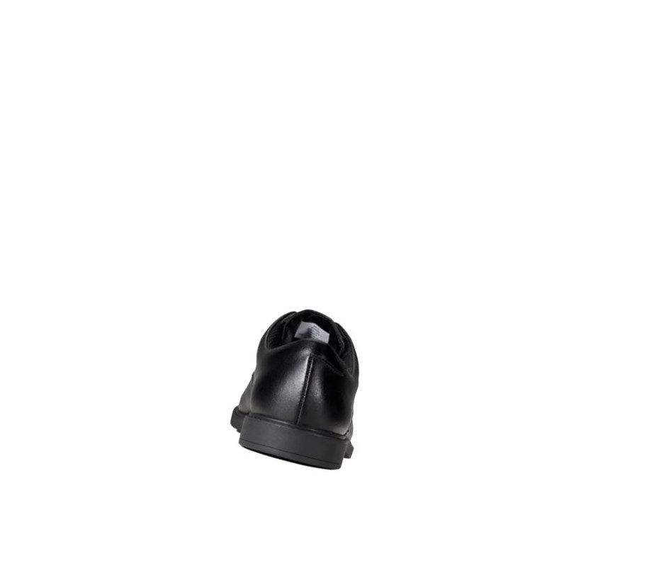 Clarks Scala Loop Leder Schulschuhe Mädchen Schwarz | CGHT18037