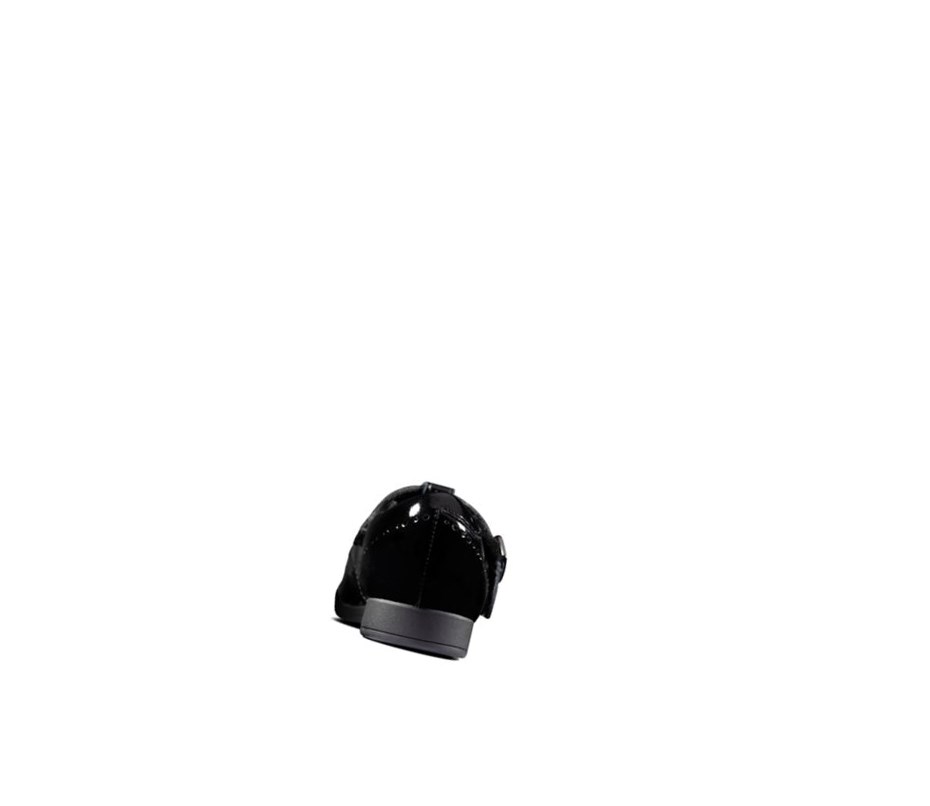 Clarks Scala Seek Lack Freizeitschuhe Mädchen Schwarz | VDCO62957