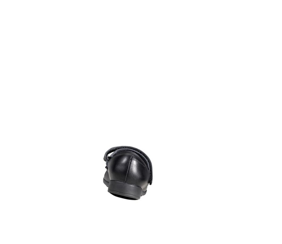 Clarks Scala Tap Leder Schulschuhe Mädchen Schwarz | RTHK61708
