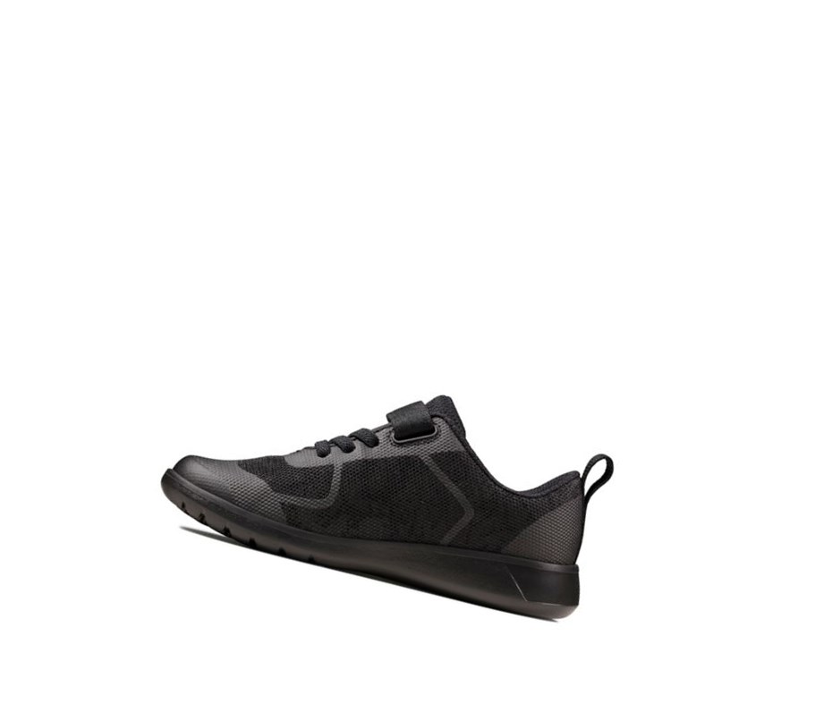 Clarks Scape Bright Schulschuhe Jungen Schwarz | FHAU24605
