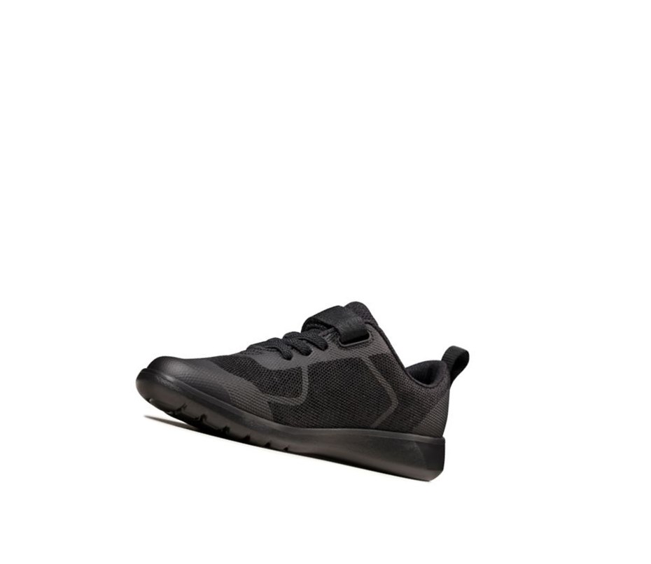 Clarks Scape Bright Schulschuhe Jungen Schwarz | TRIV93462