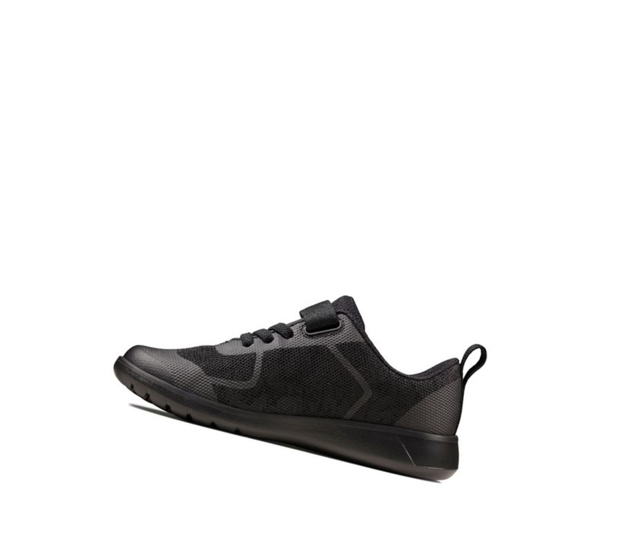 Clarks Scape Bright Schulschuhe Jungen Schwarz | TRIV93462