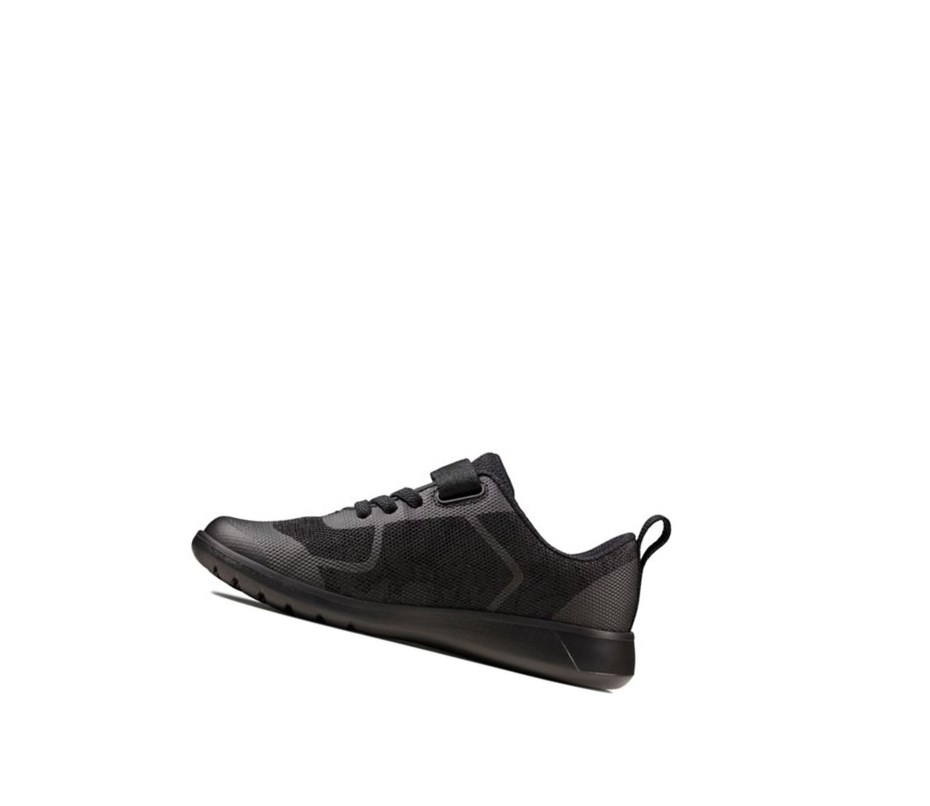 Clarks Scape Bright Schulschuhe Jungen Schwarz | UQWX53684