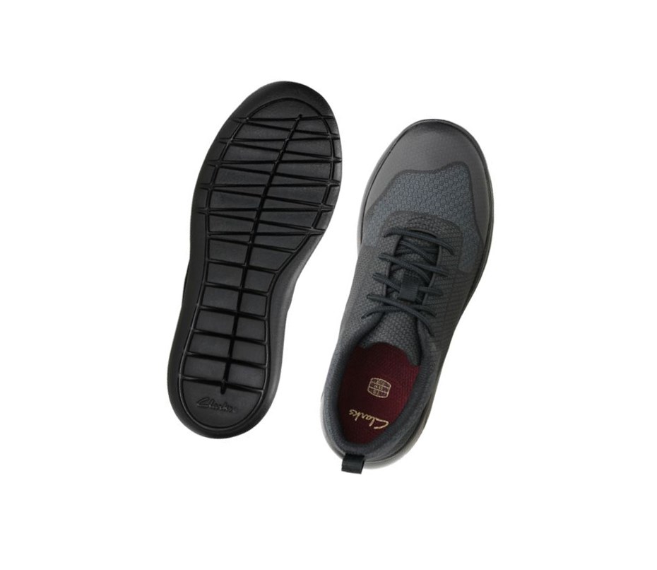 Clarks Scape Civic Schulschuhe Jungen Schwarz | QWZB37168