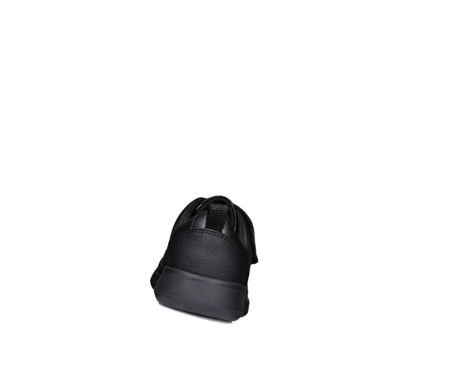 Clarks Scape Sky Leder Schulschuhe Jungen Schwarz | DXVN42167