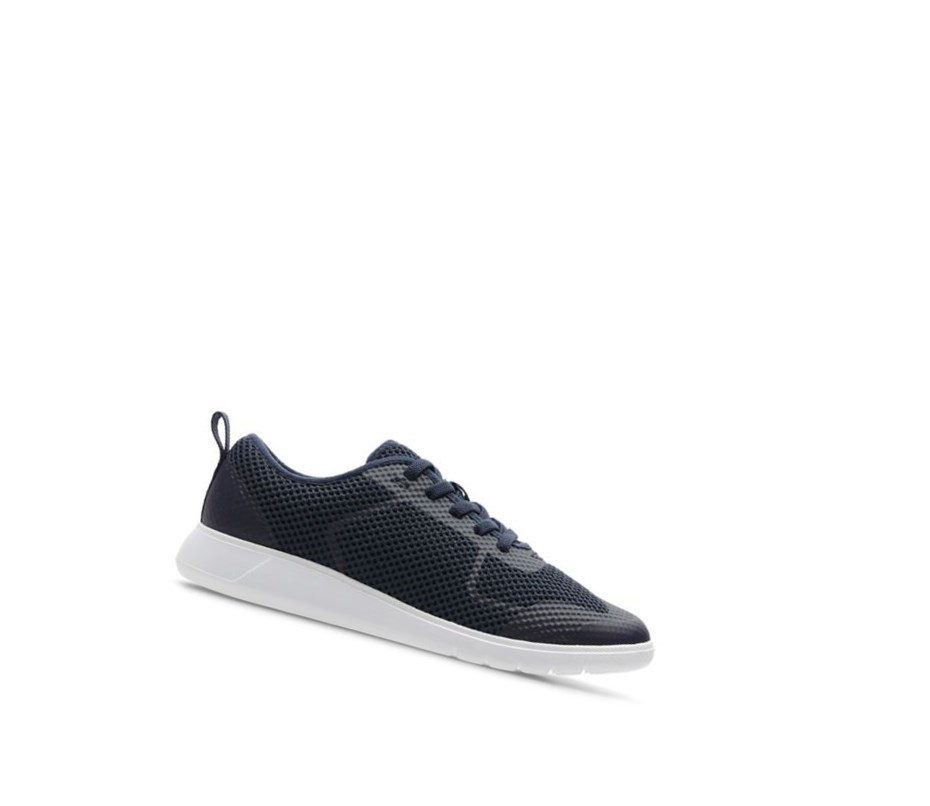 Clarks Scape Soar Synthetik Sneakers Jungen Navy | WUBM21380