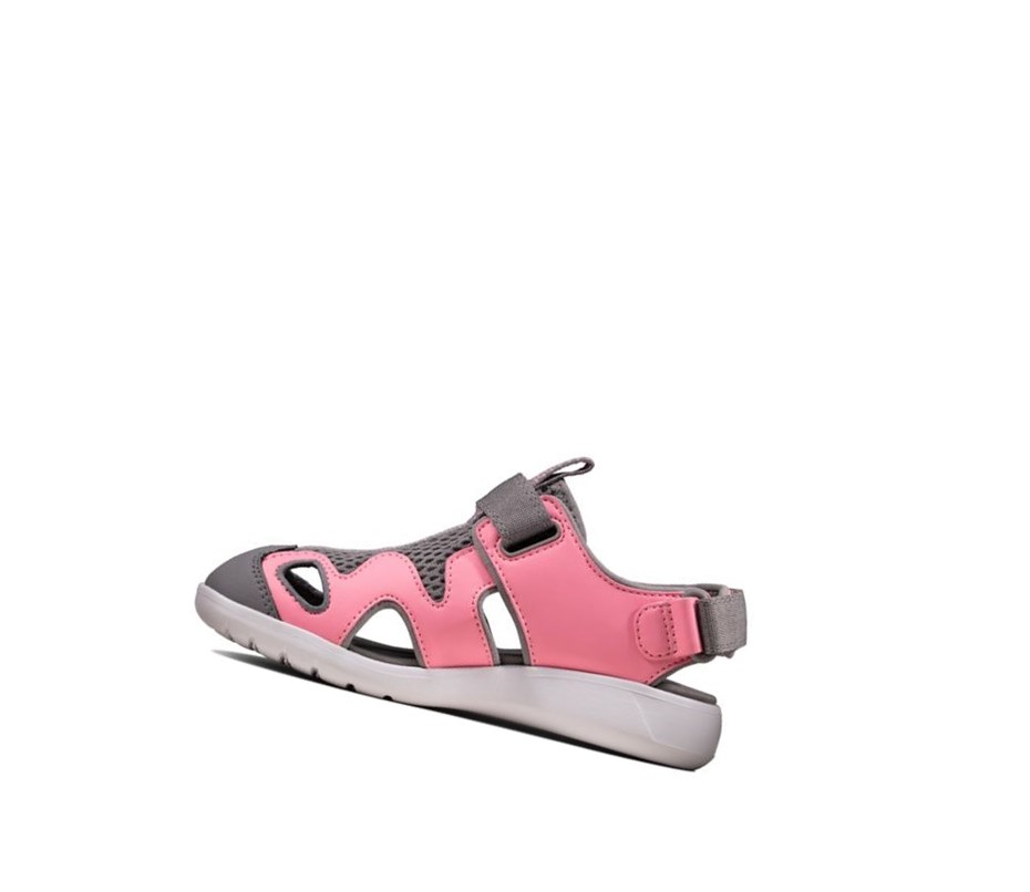 Clarks Scape Surf Synthetik Lässige Sandalen Mädchen Rosa | PYVK35786