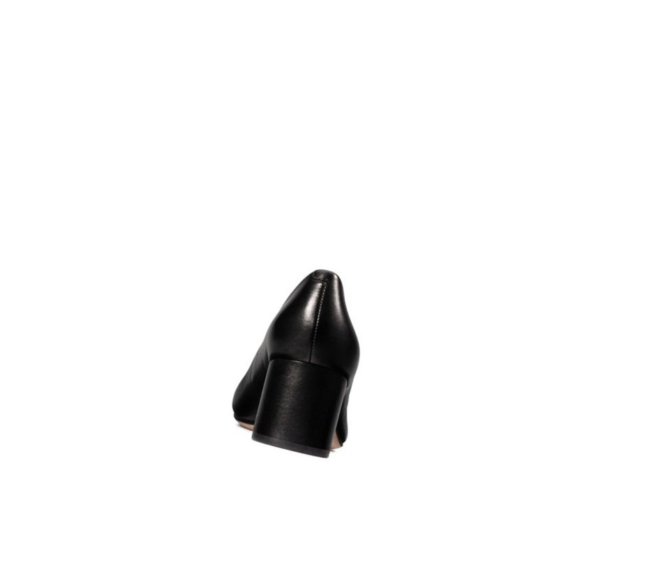Clarks Sheer Rose Leder Lederschuhe Damen Schwarz | CYIS41672