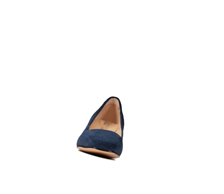Clarks Sheer Rose Wildleder Freizeitschuhe Damen Navy | RVSJ15460